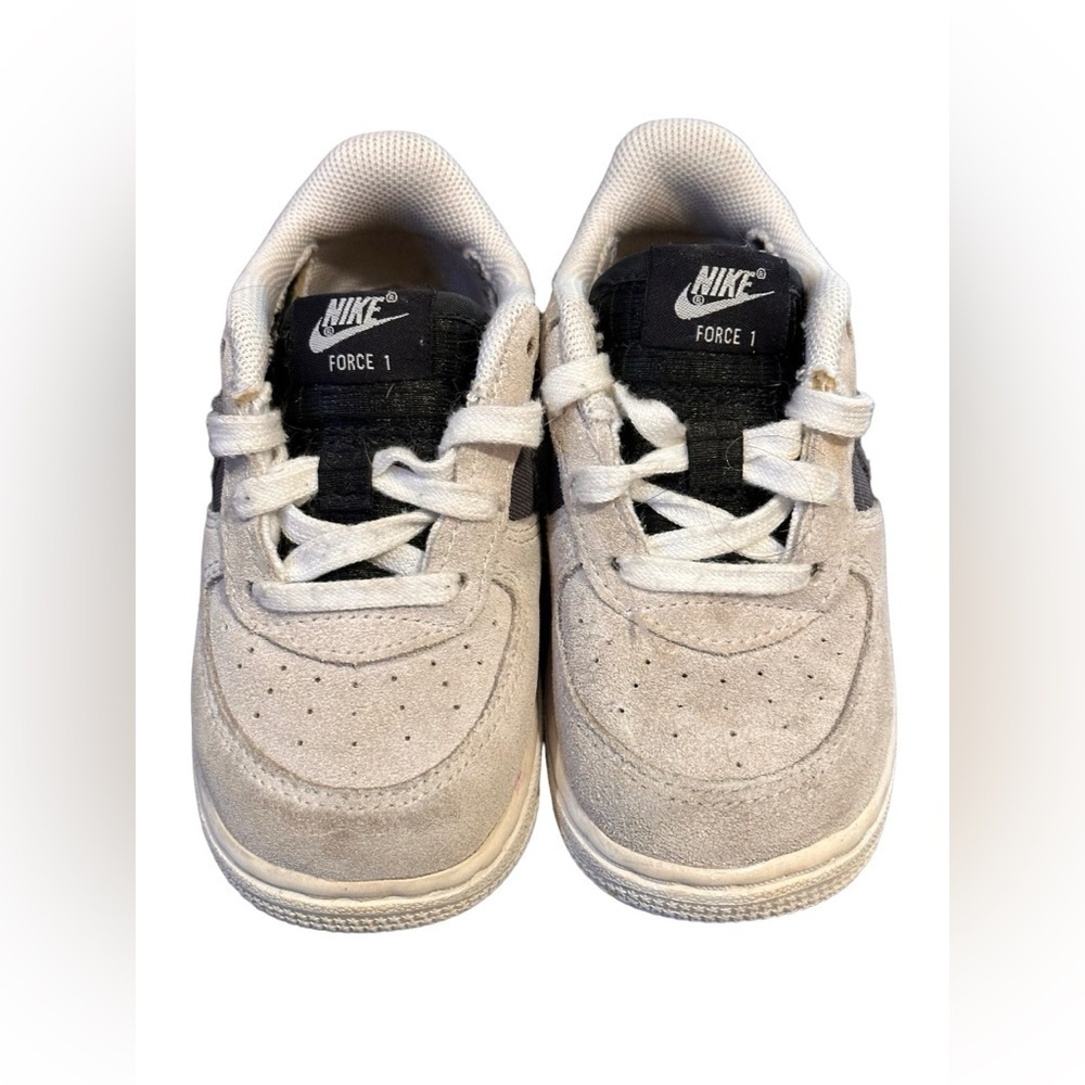 Nike Air Force 1 Low White Iron Grey (GS) CJ4112-100 Youth Size 7C - Picture 6 of 8